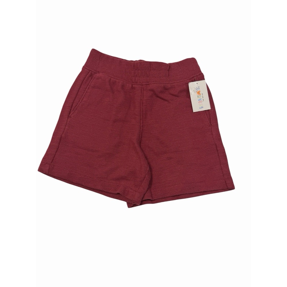 garanimals toddler boys red sweat shorts size 3T pockets